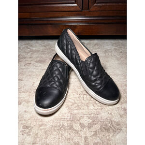 Steve Madden Black Quilted by Slip-On Sneakers Size 9